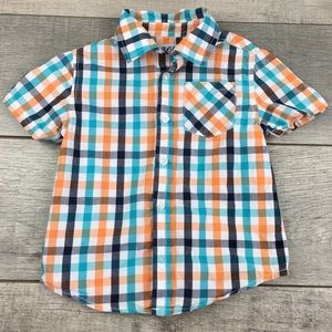 ⚡️3/$12! GARANIMALS BOYS PLAID BUTTON DOWN